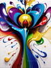 Serene Abstract Color Exploration Color Field Canvas Art