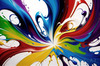 Serene Abstract Color Exploration Color Field Canvas Art