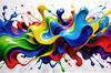 Serene Abstract Color Exploration Color Field Canvas Art