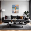 Serene Beach Sunset Living Room Demo