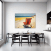 Serene Beach Sunset Dining Room Demo