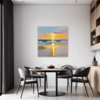 Serene Beach Sunset Dining Room Demo