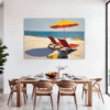 Serene Beach Sunset Dining Room Demo