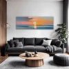 Serene Beach Sunset Living Room Demo