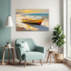 Serene Beach Sunset Living Room Demo