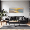 Serene Beach Sunset Living Room Demo