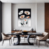 Serene Blooming Poppies Dining Room Demo