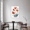 Serene Blooming Poppies Dining Room Demo