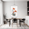 Serene Blooming Poppies Dining Room Demo