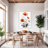 Serene Blooming Poppies Dining Room Demo