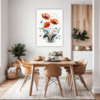 Serene Blooming Poppies Dining Room Demo