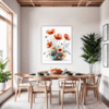 Serene Blooming Poppies Dining Room Demo