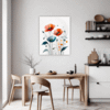 Serene Blooming Poppies Dining Room Demo