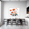 Serene Blooming Poppies Dining Room Demo