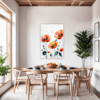 Serene Blooming Poppies Dining Room Demo
