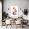 Serene Blooming Poppies Dining Room Demo