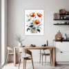 Serene Blooming Poppies Dining Room Demo