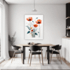 Serene Blooming Poppies Dining Room Demo