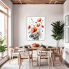 Serene Blooming Poppies Dining Room Demo