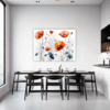 Serene Blooming Poppies Dining Room Demo