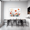 Serene Blooming Poppies Dining Room Demo