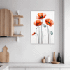 Serene Blooming Poppies Kitchen Demo
