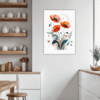 Serene Blooming Poppies Kitchen Demo