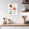 Serene Blooming Poppies Kitchen Demo