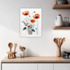 Serene Blooming Poppies Kitchen Demo