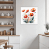 Serene Blooming Poppies Kitchen Demo
