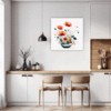 Serene Blooming Poppies Kitchen Demo