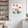 Serene Blooming Poppies Kitchen Demo
