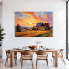 Serene Countryside Sunset Dining Room Demo