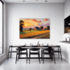 Serene Countryside Sunset Dining Room Demo