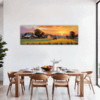 Serene Countryside Sunset Dining Room Demo