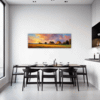 Serene Countryside Sunset Dining Room Demo