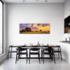Serene Countryside Sunset Dining Room Demo