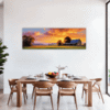 Serene Countryside Sunset Dining Room Demo