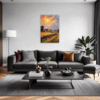Serene Countryside Sunset Living Room Demo