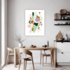 Serene Motion Art Dining Room Demo
