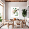 Serene Motion Art Dining Room Demo