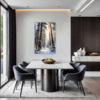 Serene Snowy Pine Forest Dining Room Demo