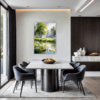 Serene Swans Pond Dining Room Demo