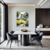 Serene Swans Pond Dining Room Demo