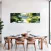Serene Swans Pond Dining Room Demo