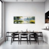 Serene Swans Pond Dining Room Demo