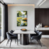 Serene Swans Pond Dining Room Demo