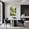Serene Swans Pond Dining Room Demo