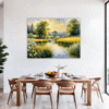 Serene Swans Pond Dining Room Demo