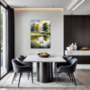 Serene Swans Pond Dining Room Demo